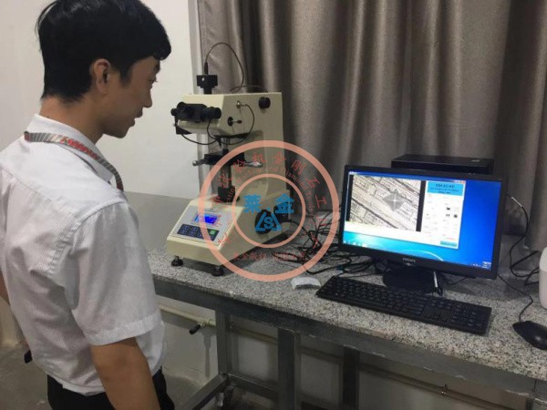 萊金品牌顯微硬度計，性能優異再次被現場考察的客戶指定為必選儀器